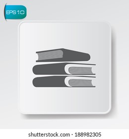 Books symbol,vector