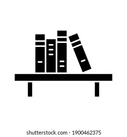 Books, table, education icon vector image. Can also be used for education. Suitable for use on web apps, mobile apps and print media.