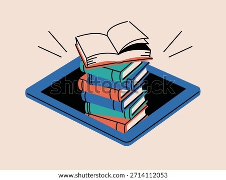 Books that leap off the tablet, Digital books, E-books