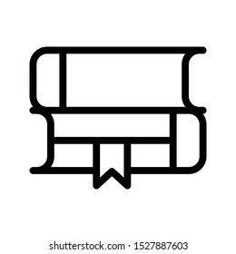 books thin line vector icon