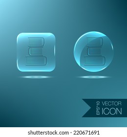 Books tower icon. Education sign