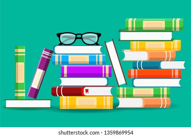 Books Training. World Book Day. April. Knowledge. Reading. World. For your design.