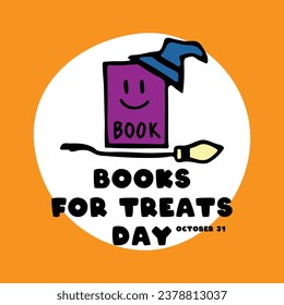 Books For Treats Day. October 31. Eps 