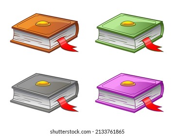 Books vector design illustration isolated on white background