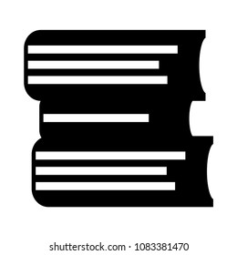 books vector glyphs icon