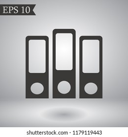 books vector icon 10 eps