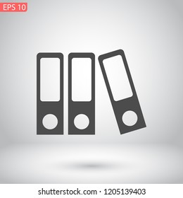 books vector icon 10 eps