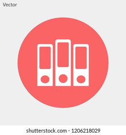 books vector icon 10 eps