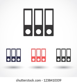 books vector icon 10 eps