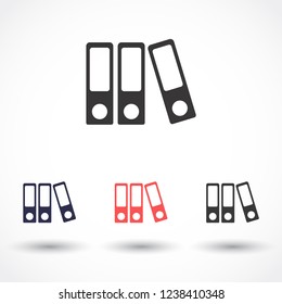 books vector icon 10 eps