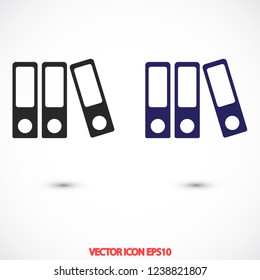 books vector icon 10 eps