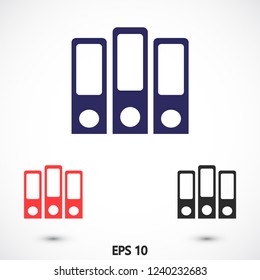 books vector icon 10 eps