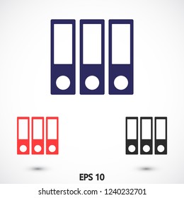 books vector icon 10 eps
