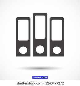 books vector icon 10 eps