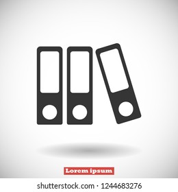 books vector icon 10 eps