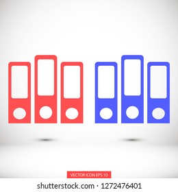 books vector icon 10 eps