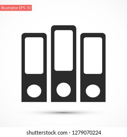books vector icon 10 eps