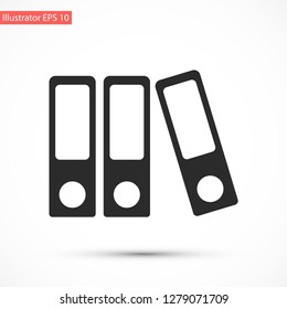 books vector icon 10 eps