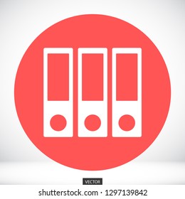 books vector icon 10 eps