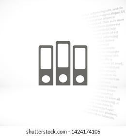 books vector icon 10 eps , Lorem ipsum Flat design