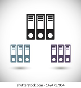 books vector icon 10 eps , Lorem ipsum Flat design