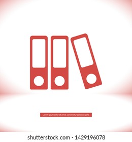 books vector icon 10 eps , Lorem ipsum Flat design