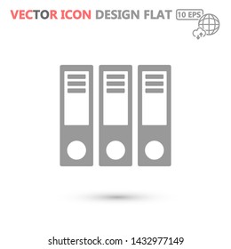 books vector icon 10 eps , Lorem ipsum Flat design