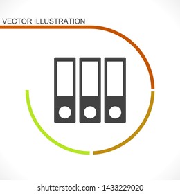 books vector icon 10 eps , Lorem ipsum Flat design