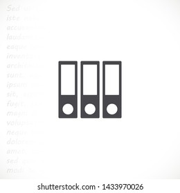 books vector icon 10 eps , Lorem ipsum Flat design