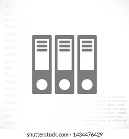 books vector icon 10 eps , Lorem ipsum Flat design