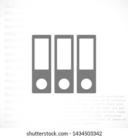 books vector icon 10 eps , Lorem ipsum Flat design
