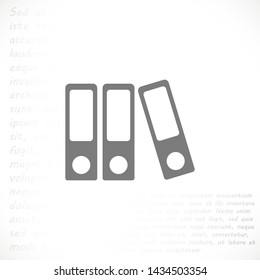 books vector icon 10 eps , Lorem ipsum Flat design