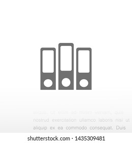 books vector icon 10 eps , Lorem ipsum Flat design