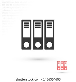 books vector icon 10 eps , Lorem ipsum Flat design