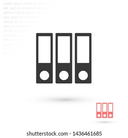 books vector icon 10 eps , Lorem ipsum Flat design