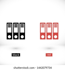 books vector icon 10 eps , Lorem ipsum Flat design