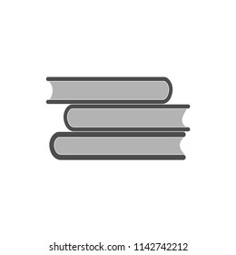 books vector icon for app and website, training symbols