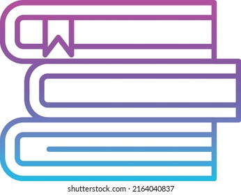 Books vector icon. Can be used for printing, mobile and web applications.