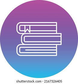Dibujo vectorial de libros. Se puede usar para imprimir, móviles y aplicaciones web.