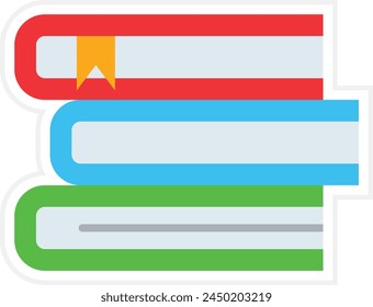 Books vector icon. Can be used for printing, mobile and web applications.