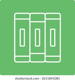 Books vector icon. Can be used for printing, mobile and web applications.