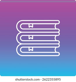 Books vector icon. Can be used for printing, mobile and web applications.