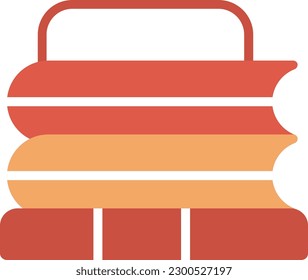 Books Vector Icon Flat Style
