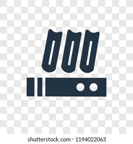 Books vector icon isolated on transparent background, Books transparency logo concept