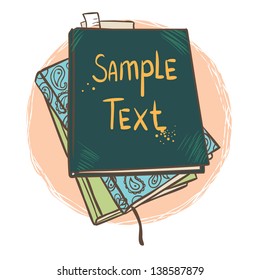 Books. Vector illustration