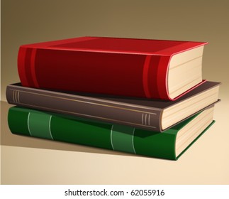 books. Vector Illustration