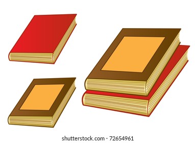 Libros. Ilustración vectorial.