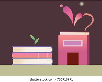 books vector illustration 