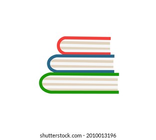 
books vector illustration isolated on white background