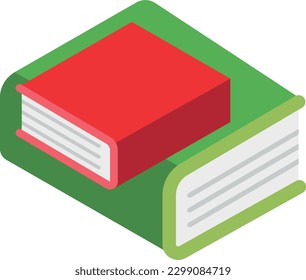 ilustración de libros Vector en un fondo transparente. Símbolos de calidad premium. Iconos planos para el concepto y el diseño gráfico.